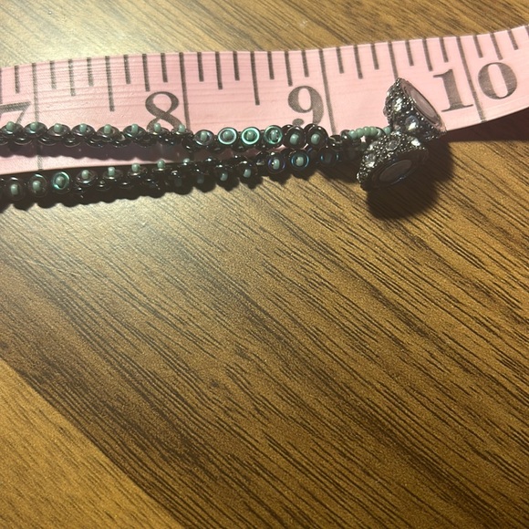 Eyeball 👁️ beaded necklace handmade Halloween 🎃 eye cabochon - Picture 5 of 5